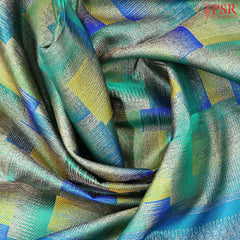 Multicolor Kanchipuram Jacquard Silk Saree
