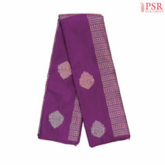 Magenta Purple Kanchipuram Silk Saree
