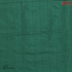 Dark Green Banarasi Silk