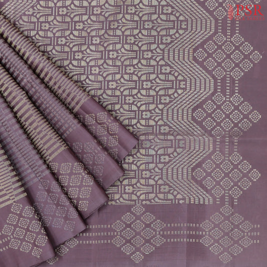 Purple Mauve Soft Silk Saree