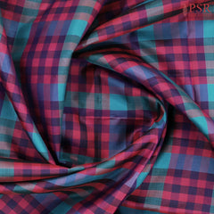 Pink & Blue Soft Silk Saree