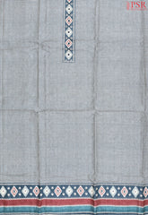 Dark Teal Jute Dress Material
