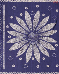 Indigo Semi Tussar Saree