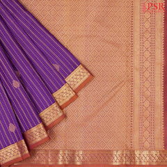 Violet Fancy Kanchipuram Silk Saree