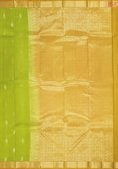 Chartreuse Green Fancy Kanchipuram Silk Saree