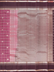Burgundy Fancy Kanchipuram Silk Saree