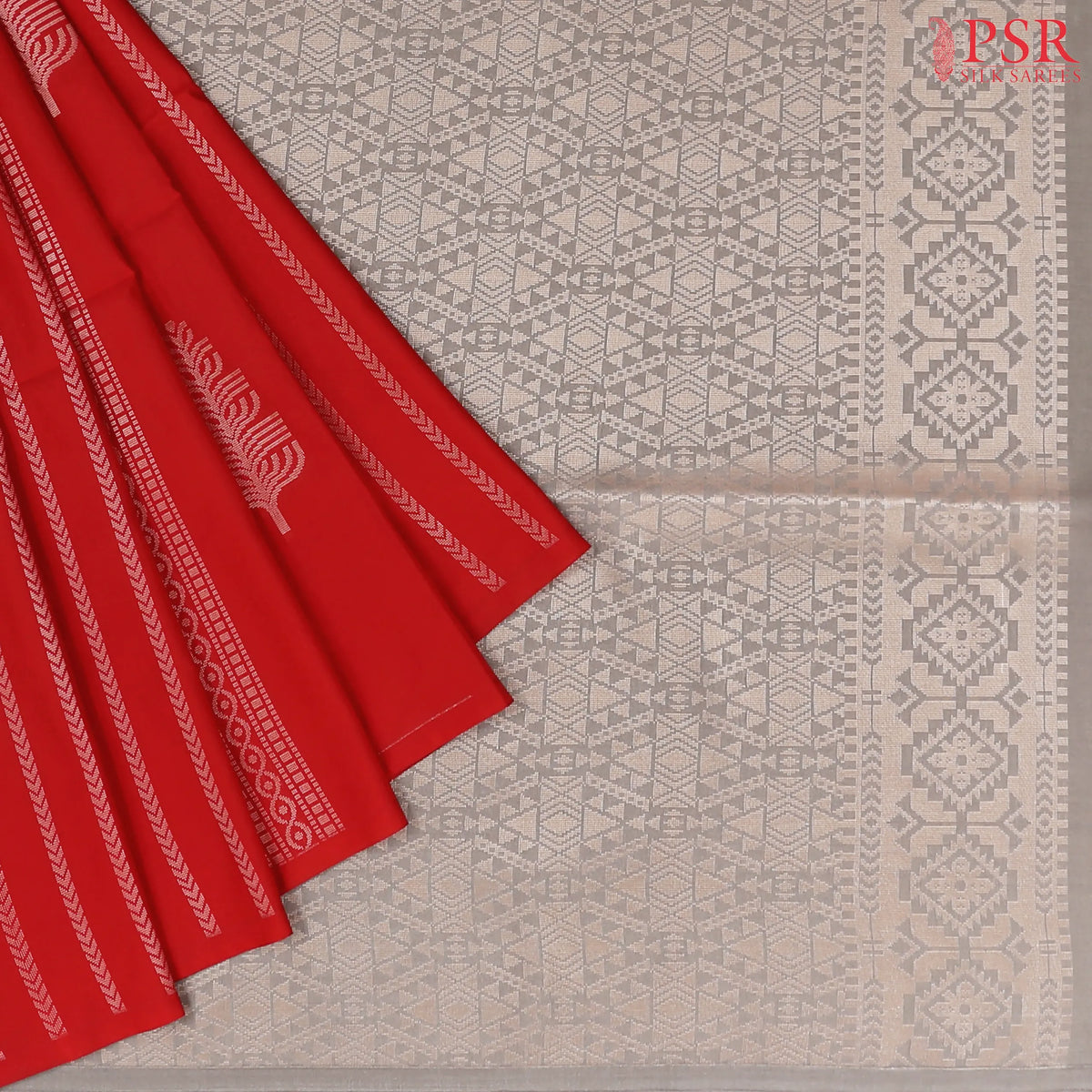 Red Soft Art Silk Saree