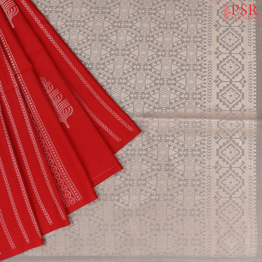 Red Soft Art Silk Saree