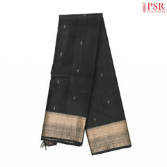 Black Kanchipuram Silk Saree