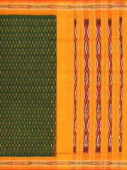 Dark Green Pochampally Silk Saree