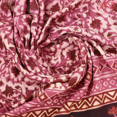 Wildberry Pink Modal Silk Saree