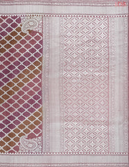 Dusty Rose Georgette Silk Saree