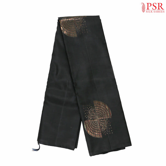Black Kanchipuram Silk Saree