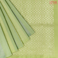 Pastel Green Soft Silk Saree