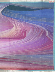 Multicolor Munga Silk Saree