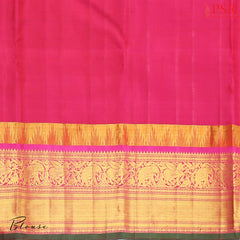 Dark Green Kanchipuram Silk Saree