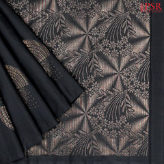 Black Kanchipuram Silk Saree