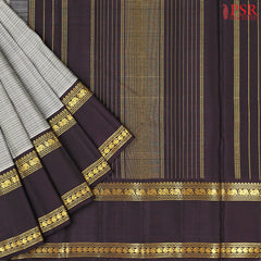 Grey Kanchipuram Silk Saree