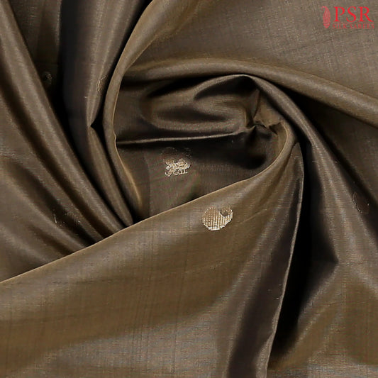 Cedar Brown Soft Silk Saree