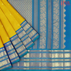Tuscany Yellow Kanchipuram Silk Saree