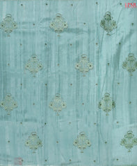 Light Blue Kosa Embroidery Saree