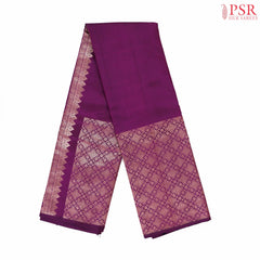 Magenta Purple Kanchipuram Silk Saree