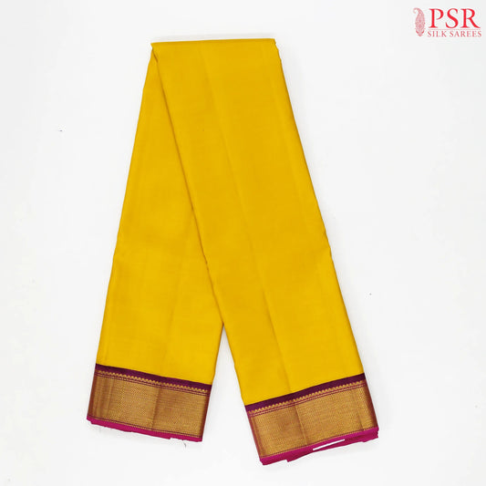 Mambhazam Yellow Kanchipuram Silk Saree