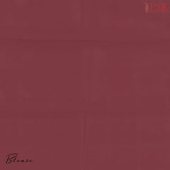 Maroon Chanderi Silk Cotton Saree
