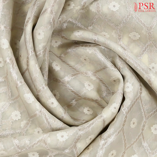 Elachi Beige Summer Silk Saree