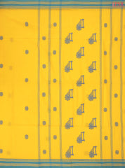 Yellow Byloom Cotton Saree