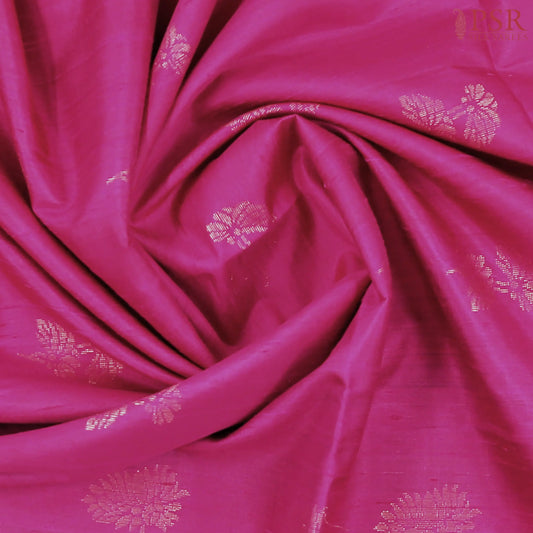 Pantone Magenta Jute Soft Silk Saree