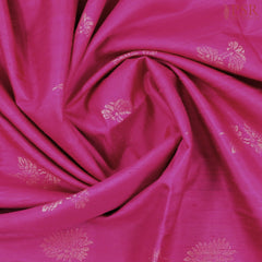Pantone Magenta Jute Soft Silk Saree