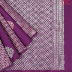 Magenta Purple Kanchipuram Silk Saree