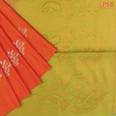 Saffron Soft Art Silk Saree