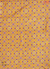 Marigold Yellow Soft Patola Dress Material