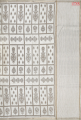 Beige Semi Tussar Saree