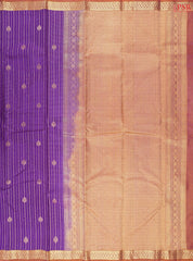 Violet Fancy Kanchipuram Silk Saree