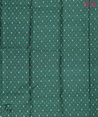 Dark Green Tussar Silk Dress Material