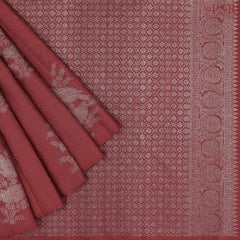 Classic Maroon Kanchipuram Silk Saree
