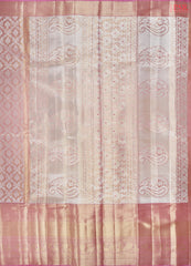 Kobi Pink Kanchipuram Tissue Silk Saree