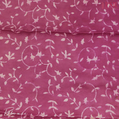 Wildberry Pink Modal Silk Saree