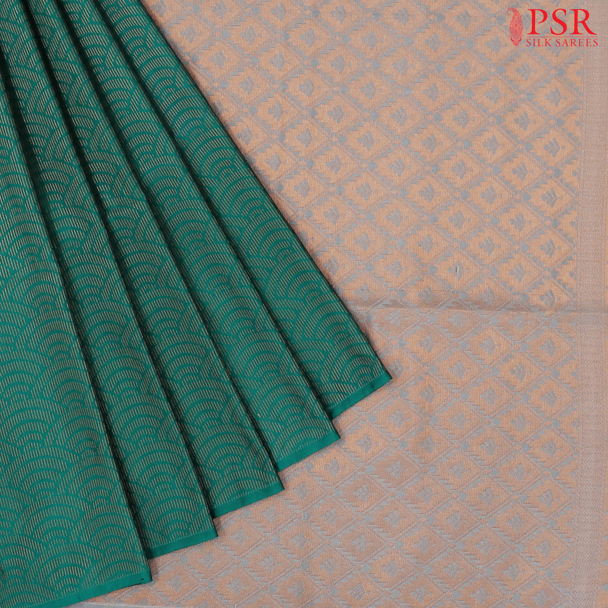 Emerald Green Soft Art Silk Saree