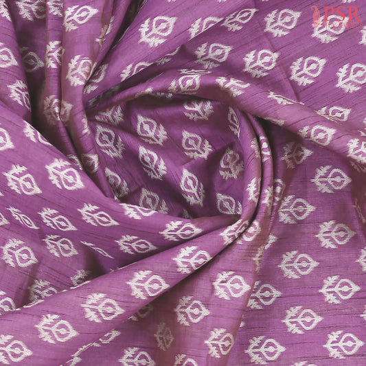Orchid Purple Ghicha Tassar Saree