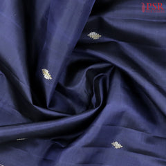 Navy Blue Kanchipuram Silk Saree