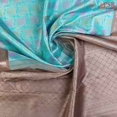 Turquoise Bridal Kanjivaram Silk