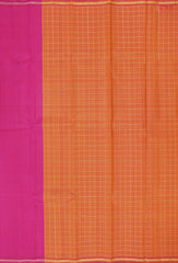 Magenta Pink Kanchipuram Silk Saree