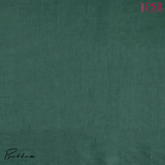 Dark Green Tussar Silk Dress Material