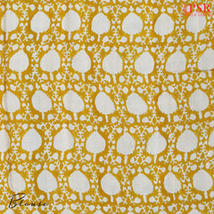 Beige Kalamkari Silk Saree