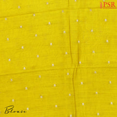 Barberry Yellow Assam Saree