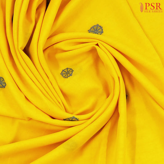 Yellow Byloom Cotton Saree